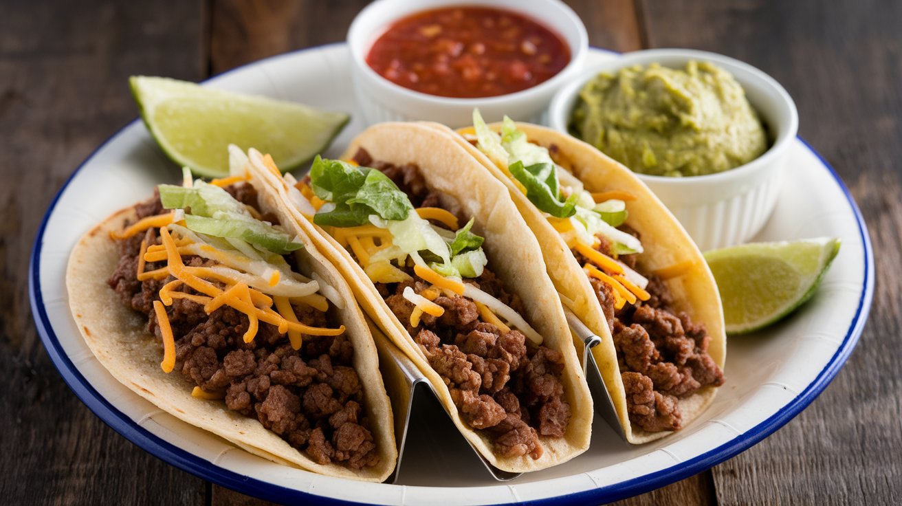 What kind of meat is used for beef tacos?