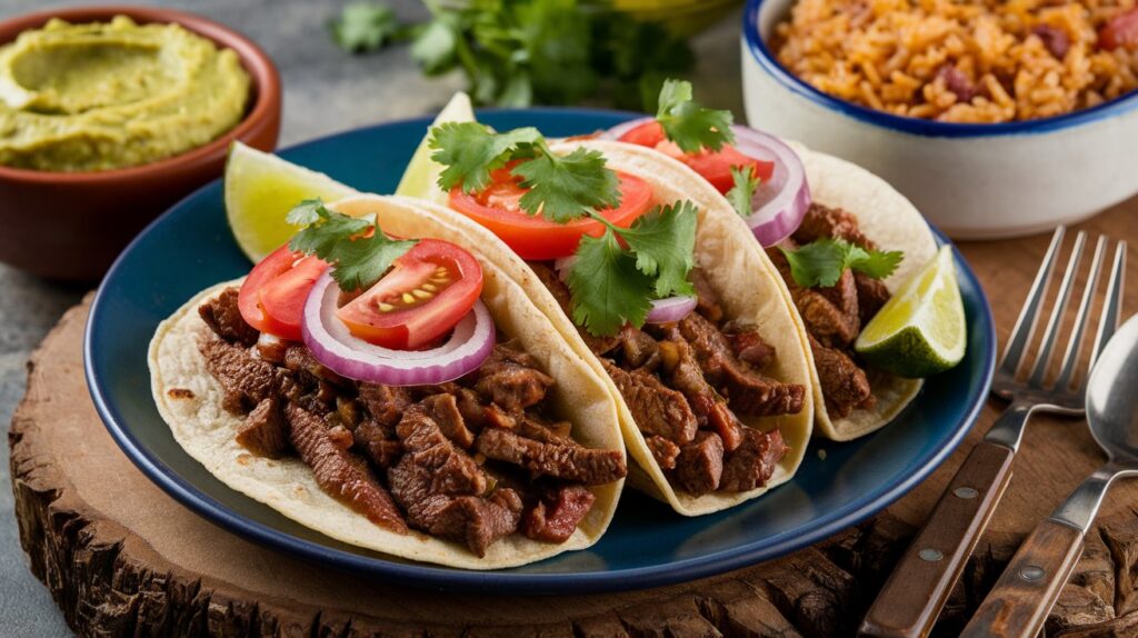 What goes with beef tacos?