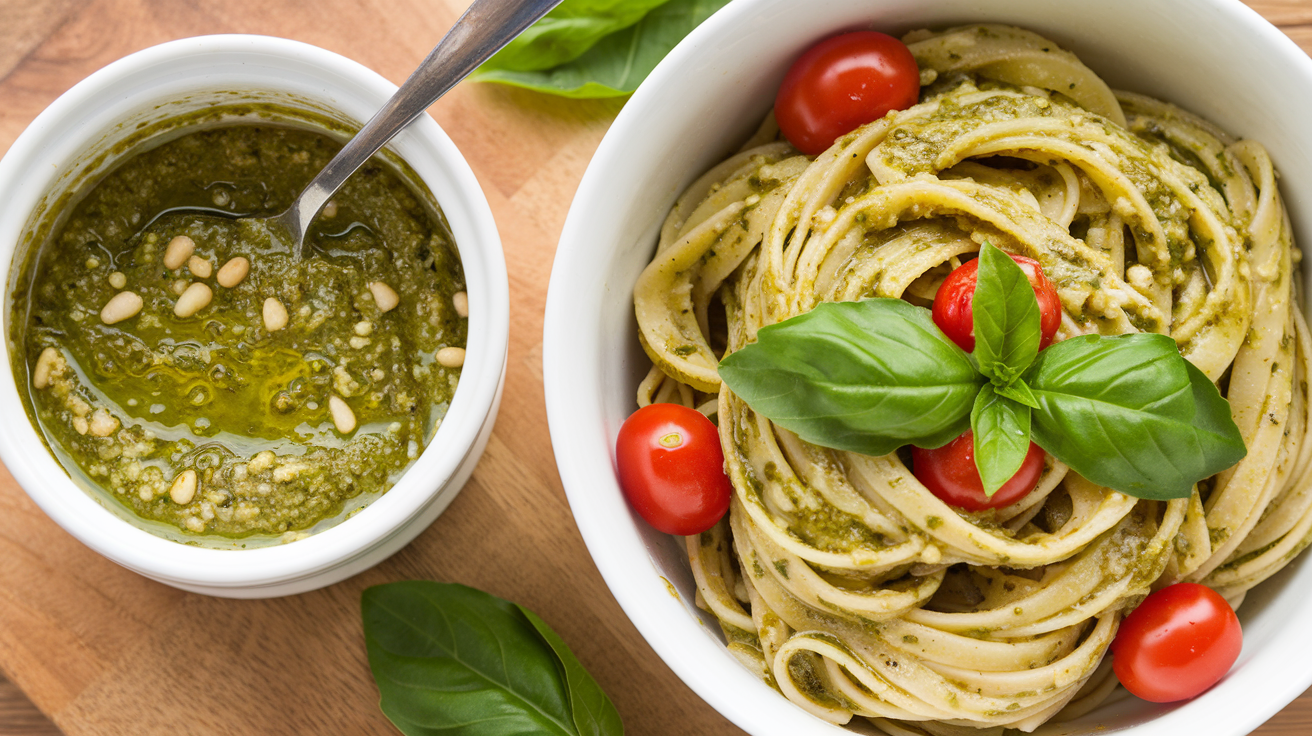 How do you make potted pesto taste better?